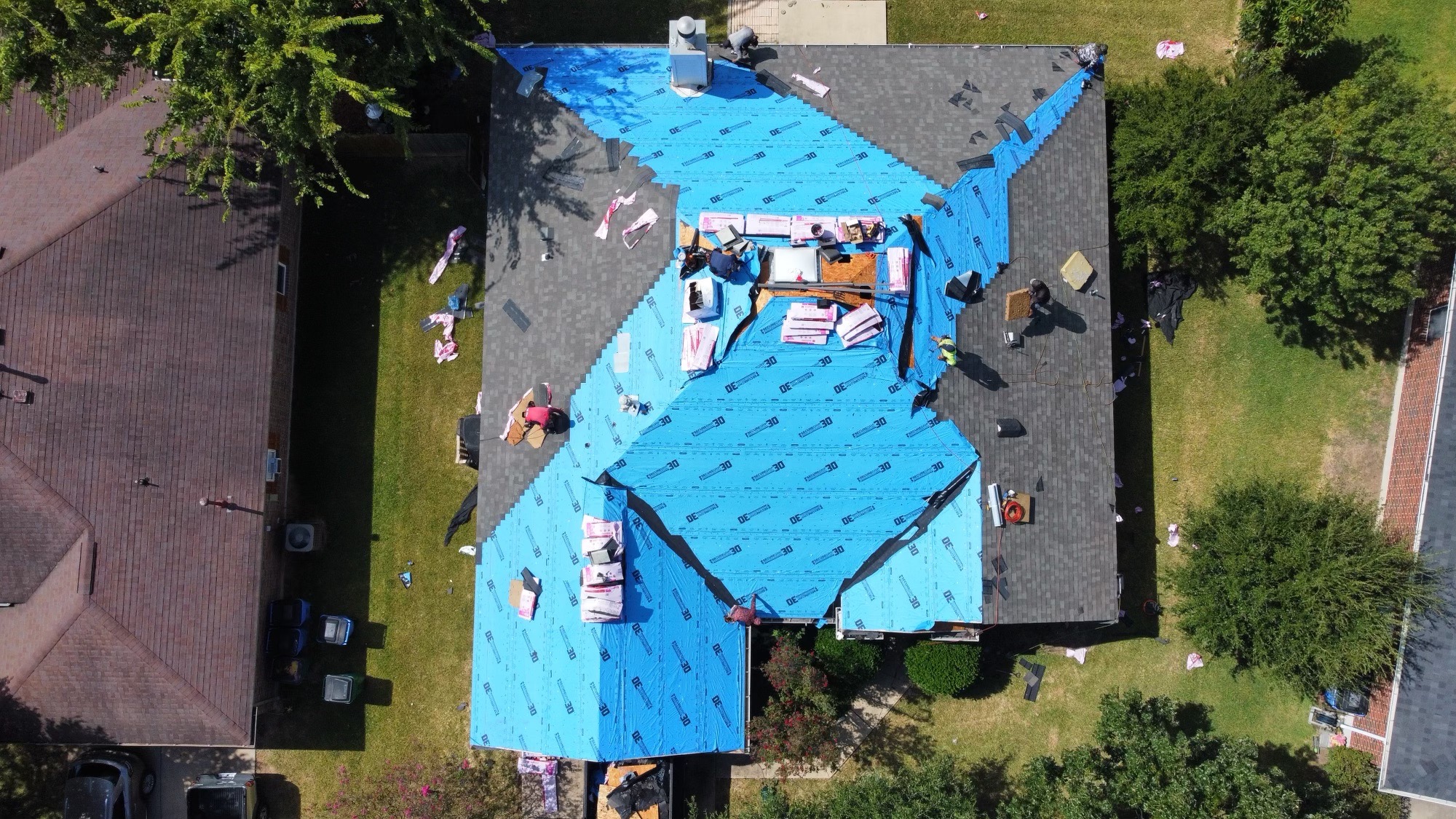 Residential roof inspection in Austin