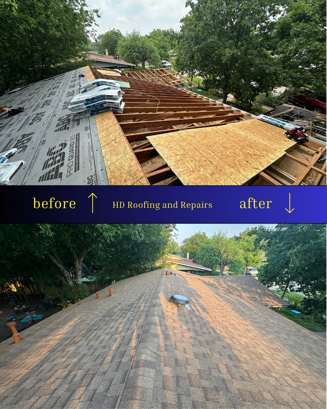 Residential roofing project near Saint Johns Austin