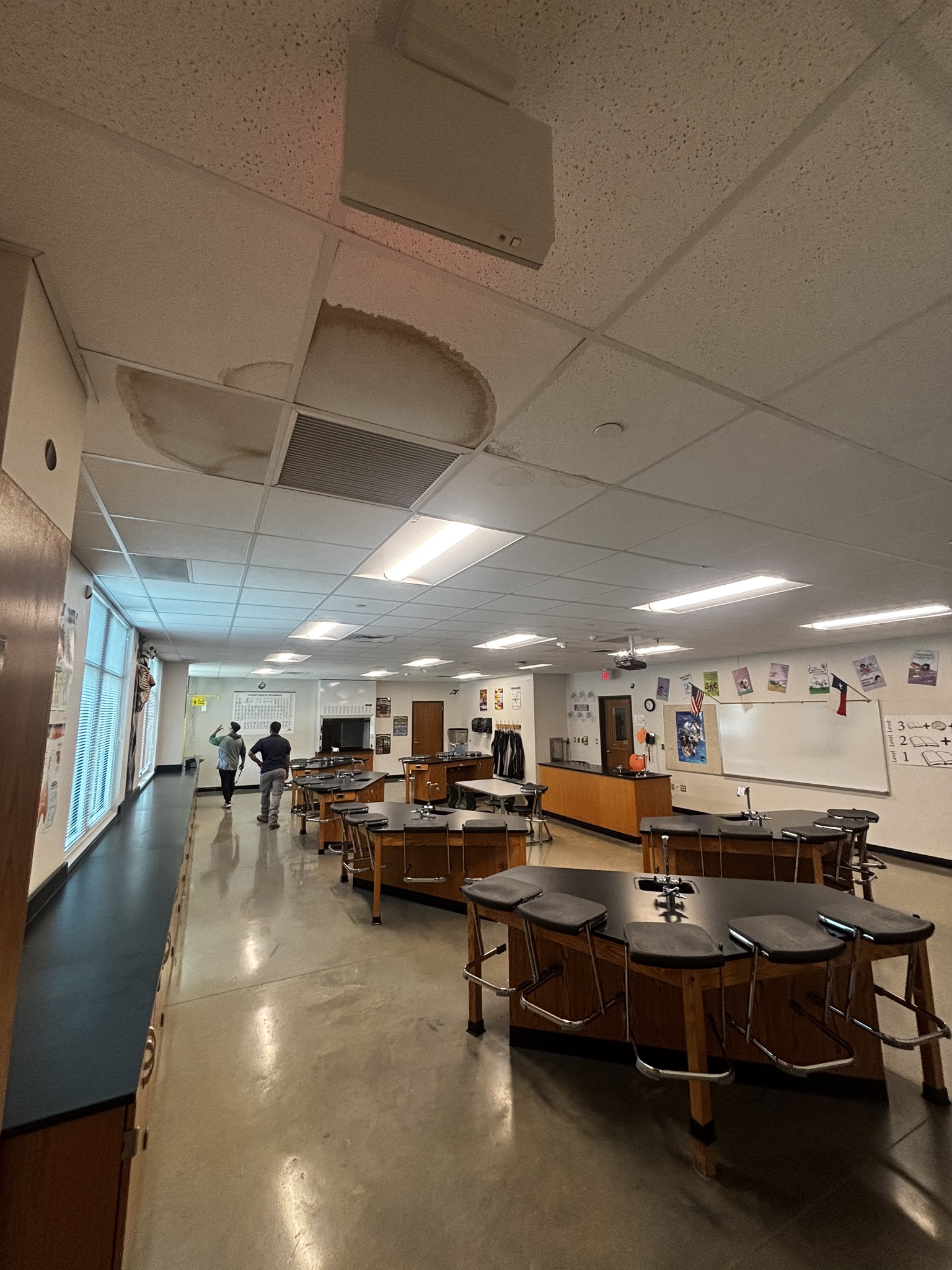 Roof leak repair in Austin