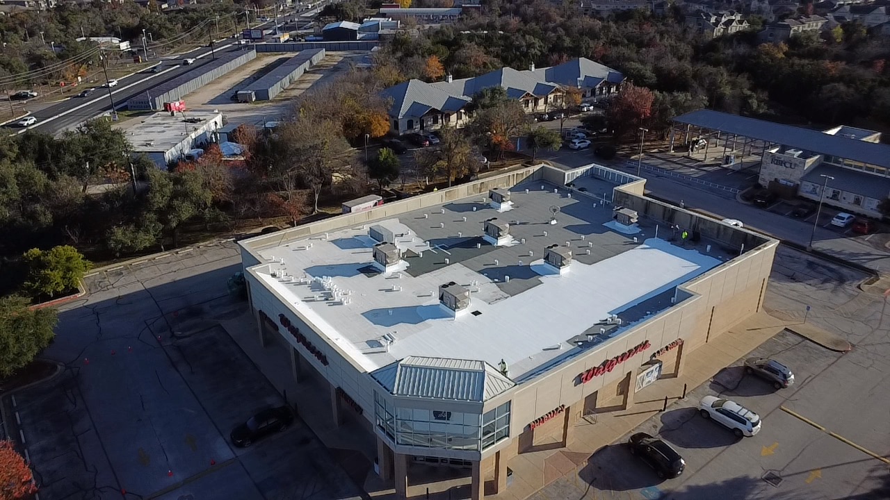 Commercial roofing project